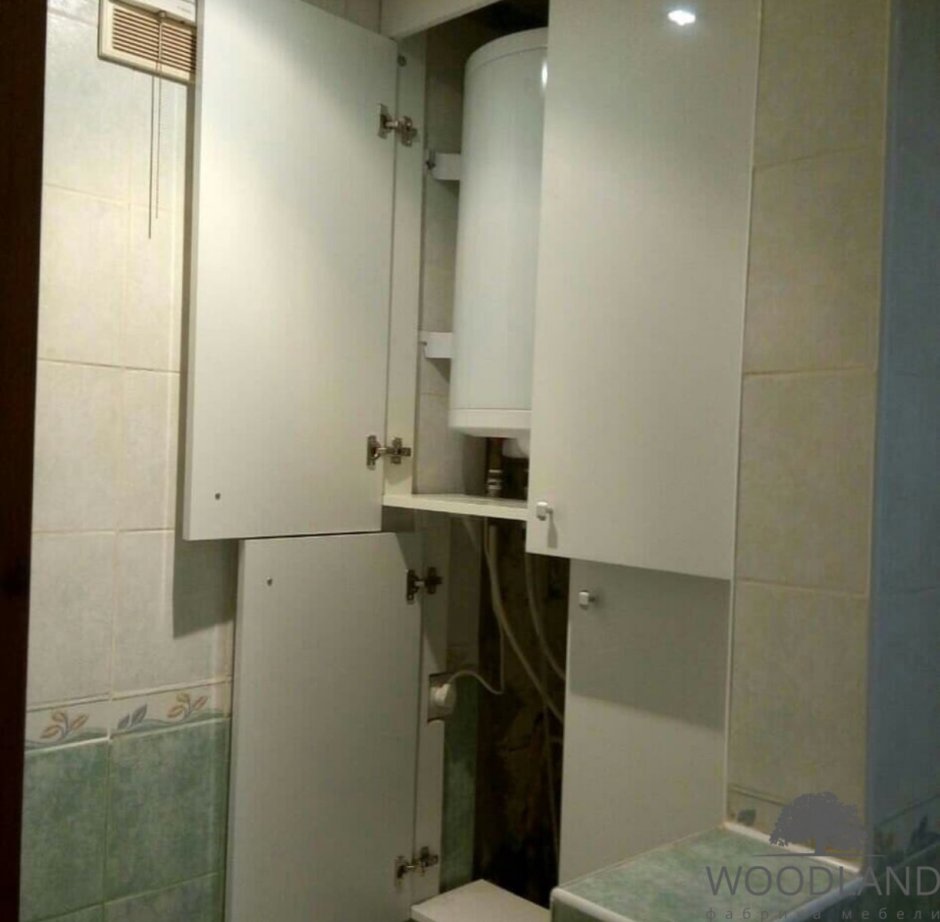 Водонагреватель в шкафу