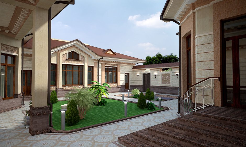 Ташкент уйлари фасад