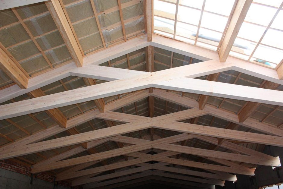 Деревянные балки перекрытия пролет 6 метров