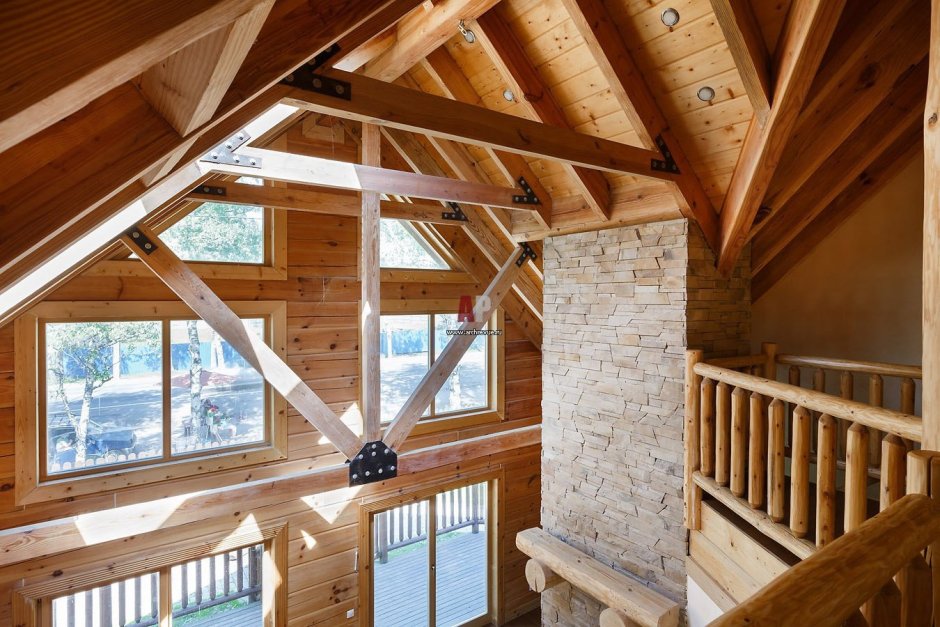 Крыша Шале стропильная система