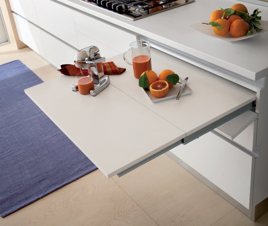 Выдвижная столешница Hafele