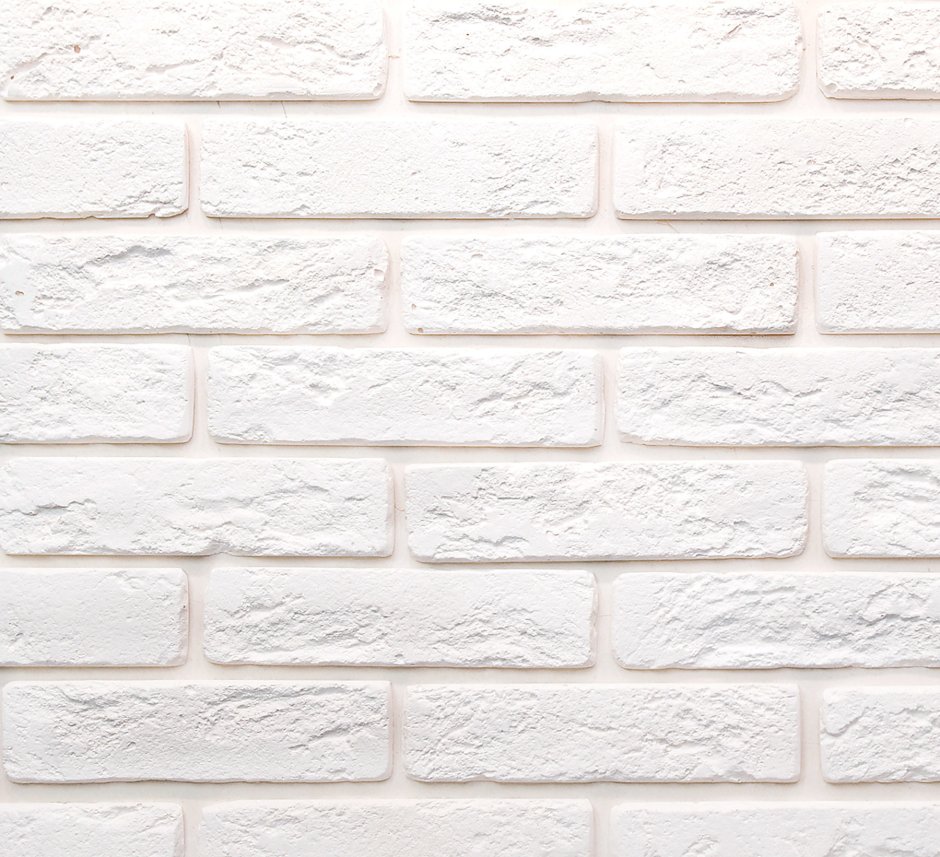 Гипсовая плитка настенная Casavaga джерси кирпич белый 18.5х4.5 см