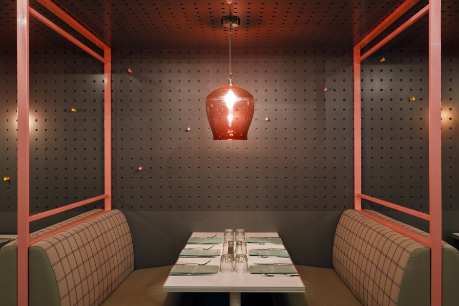 Кабинки в кафе