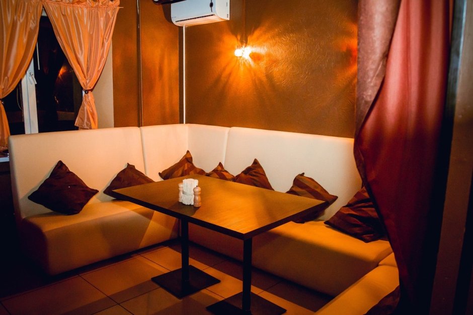 Кабинки в кафе