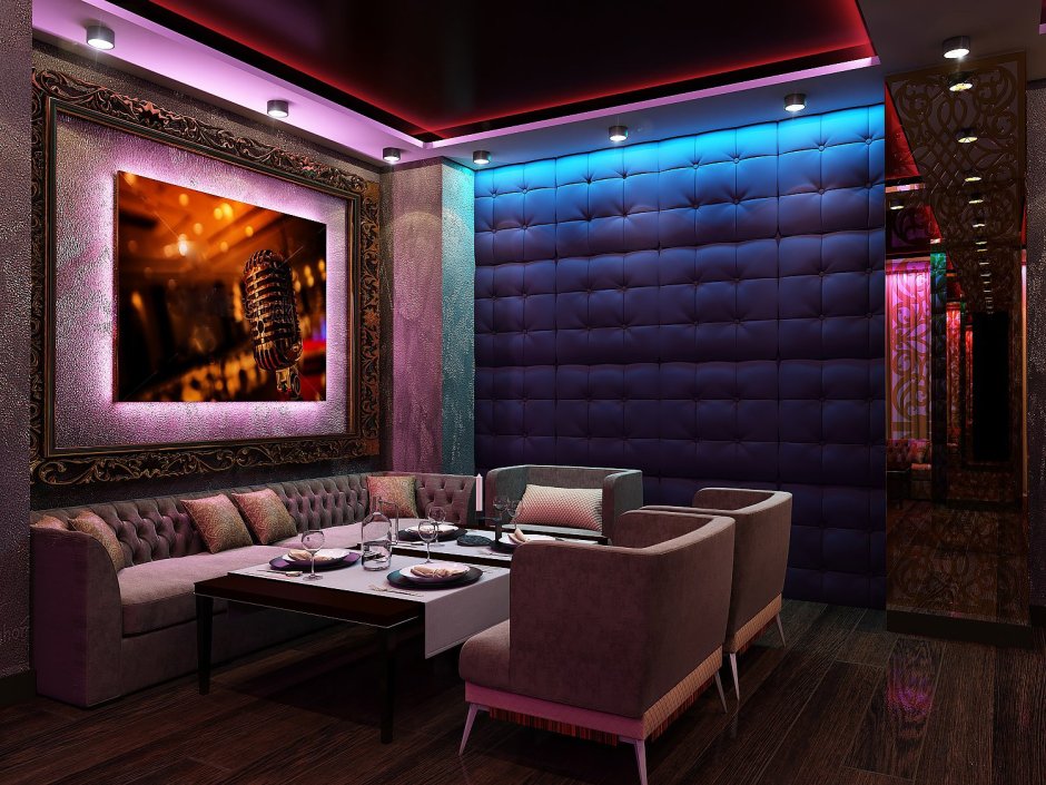 Интерьер бара кальянной