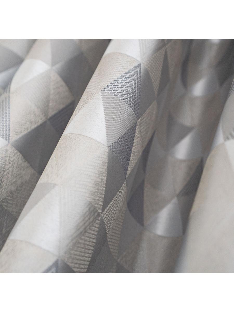 Штора портьерная WITERRA абстракция жаккард серый 190*275 см 1 шт 100084