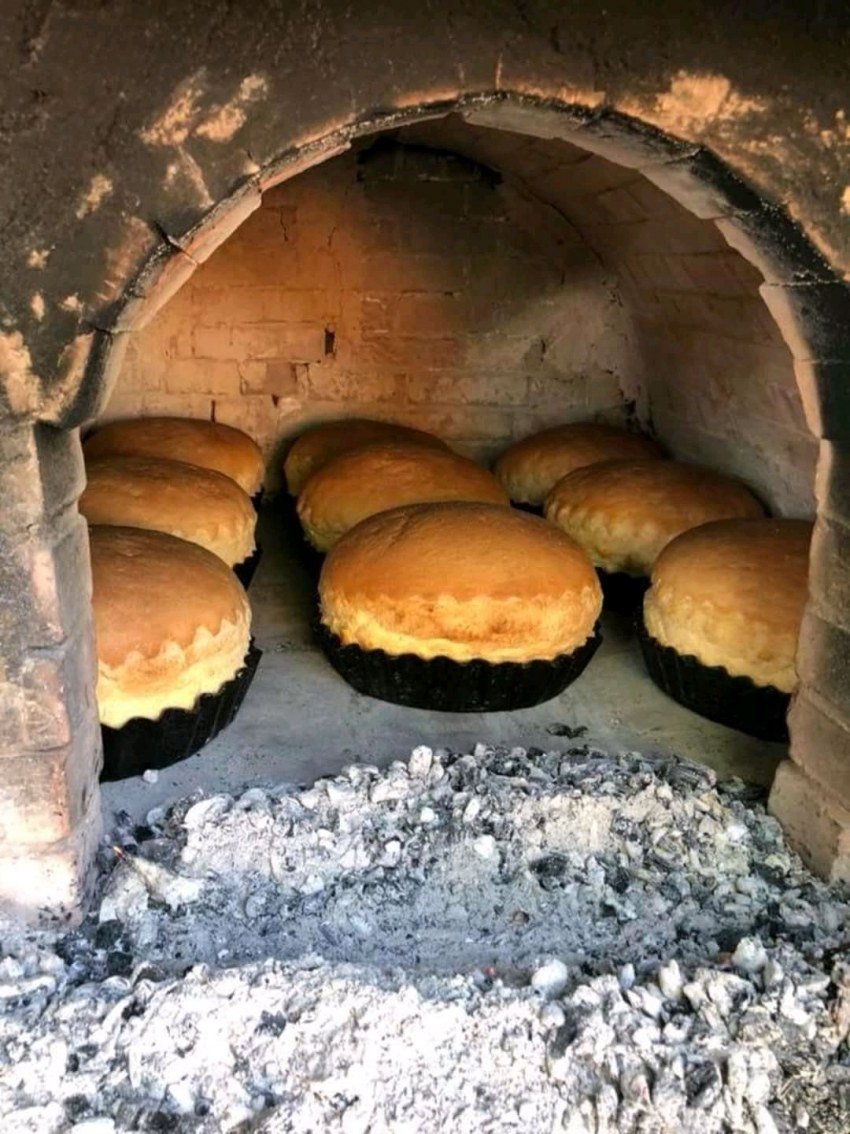 Русская печь в избе