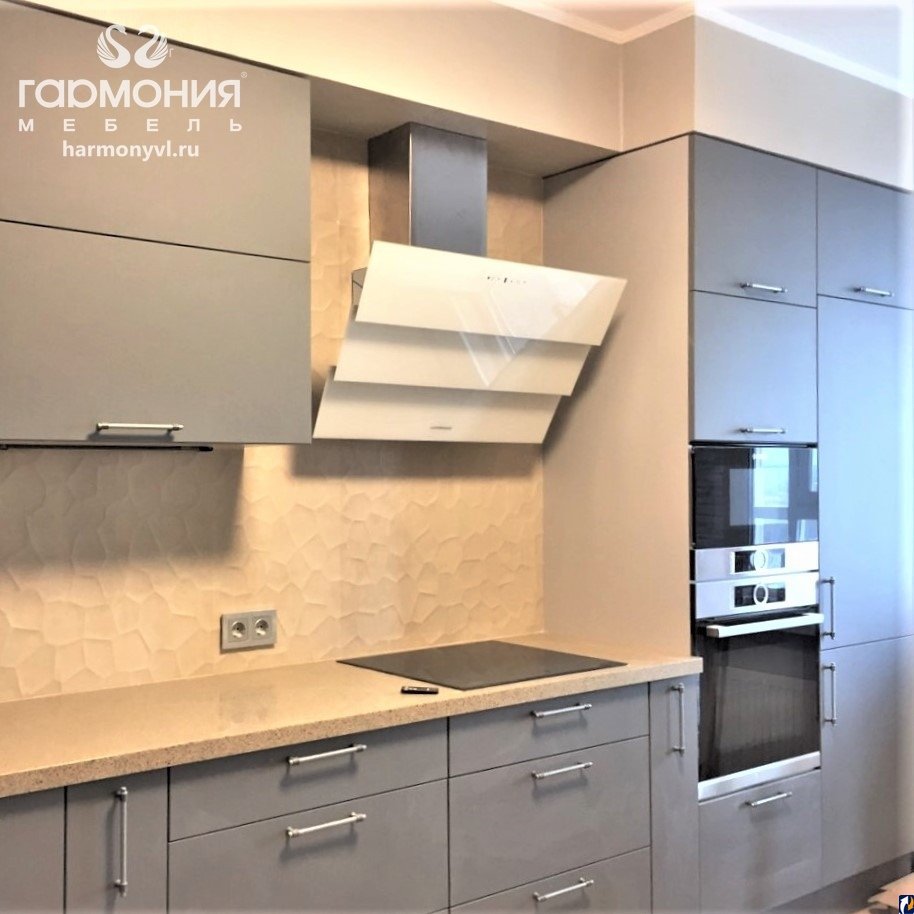 Кухня супермат грей