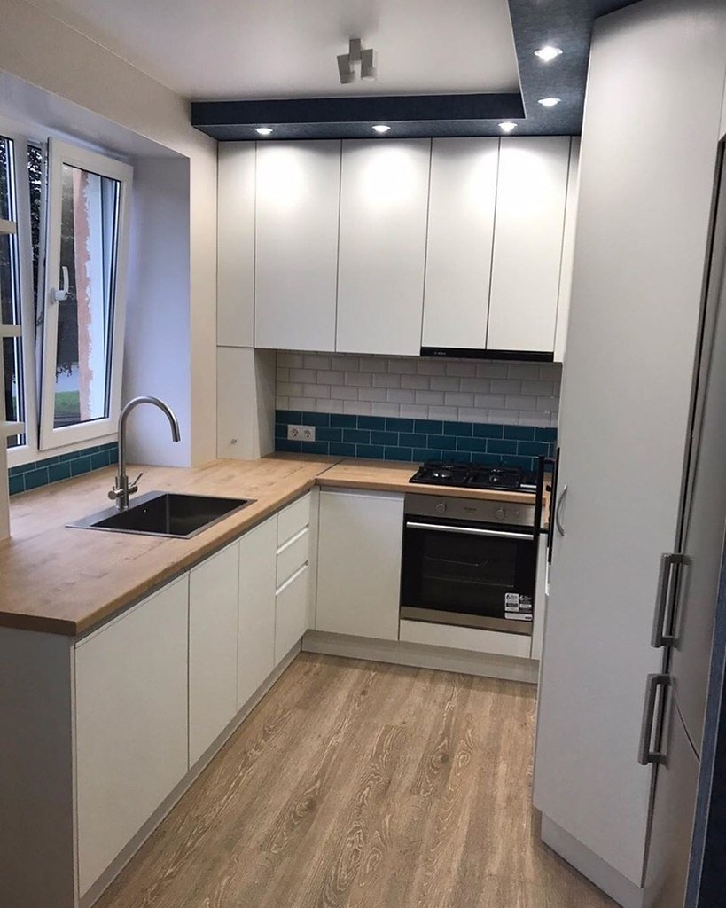 П-образная кухня в хрущевке