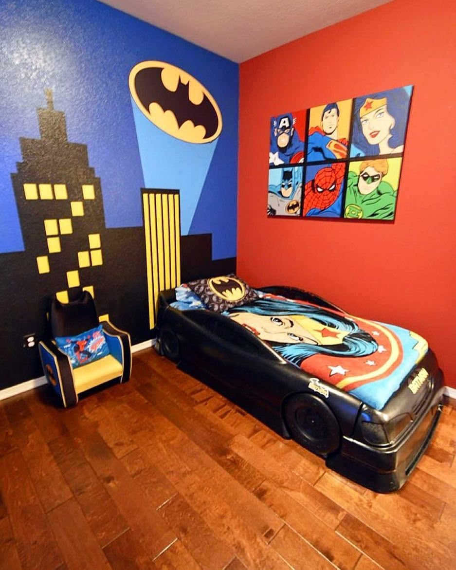 Интерьер в стиле Бэтмен