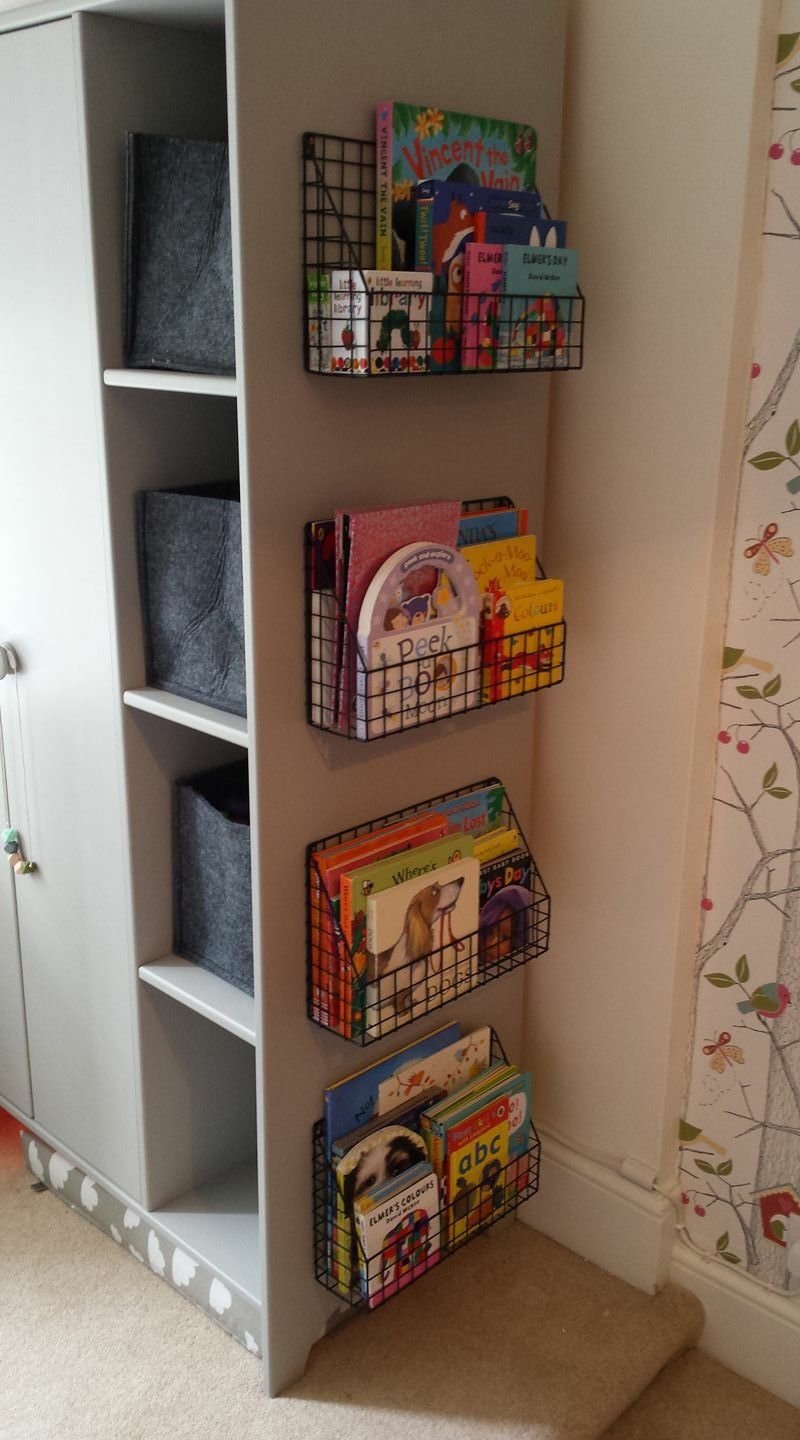 Хранение книг в детской комнате