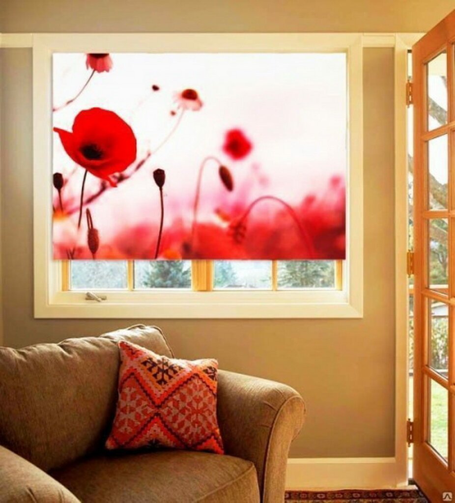 Рулонные шторы с фотопечатью