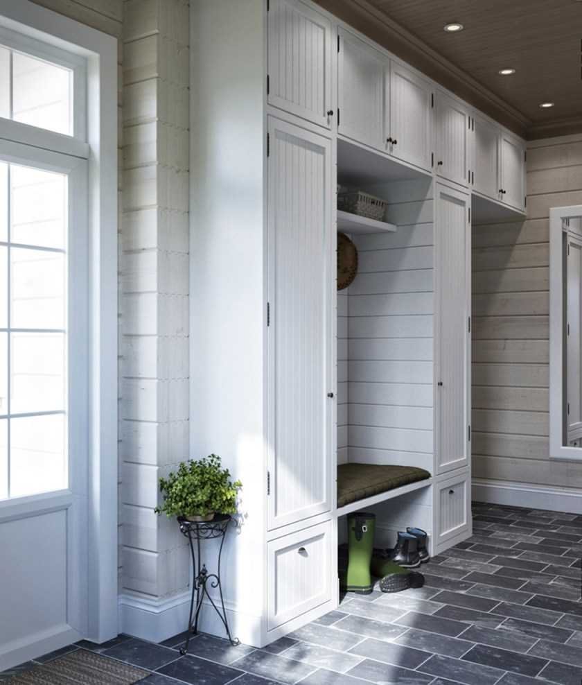 Прихожая в деревенском стиле