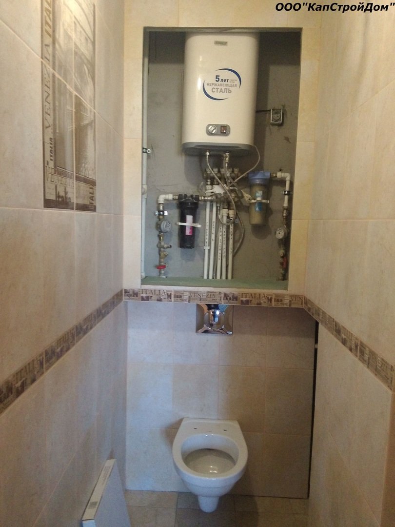 Закладная под бойлер 100л