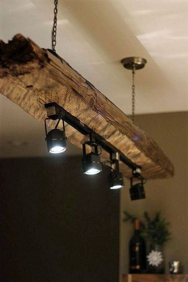 Светильники для деревянного потолка