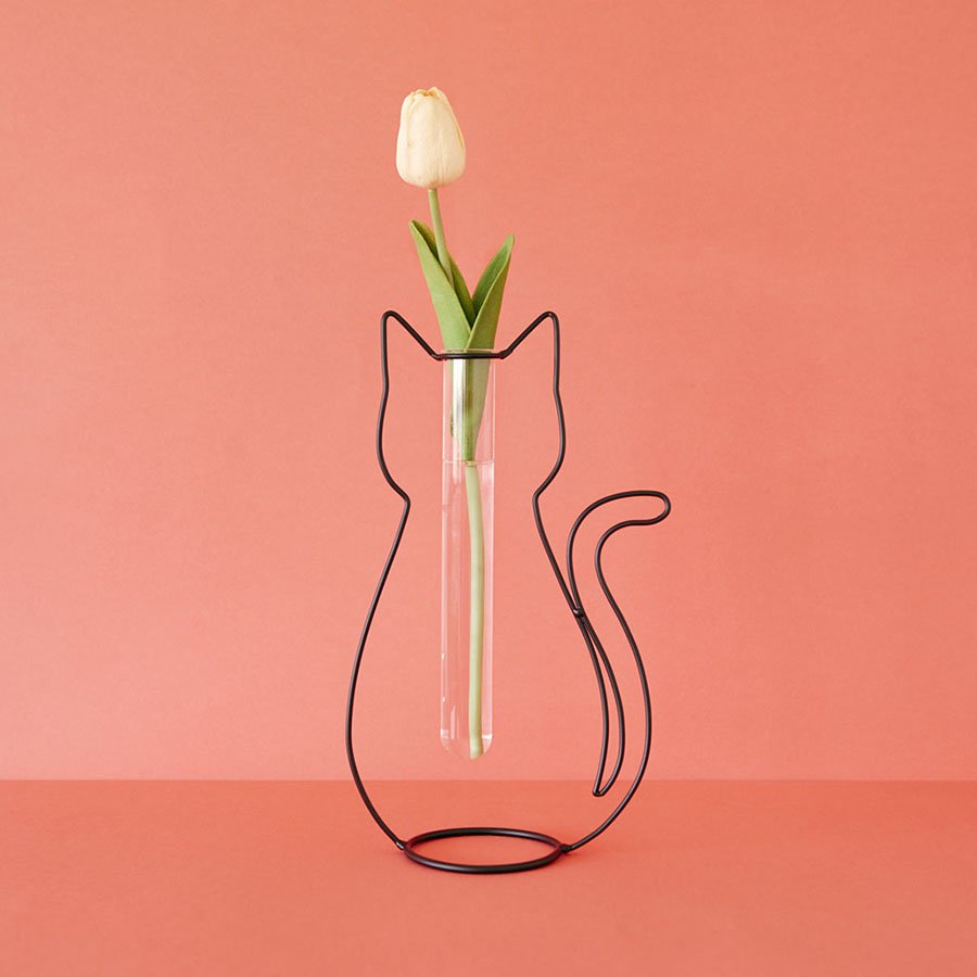 Абстрактная ваза кошка