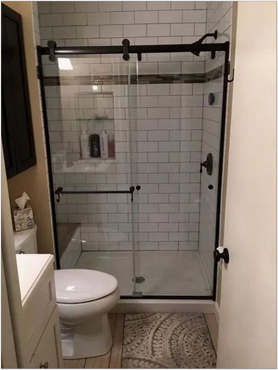 Ванная комната с душем без кабины в хрущевке