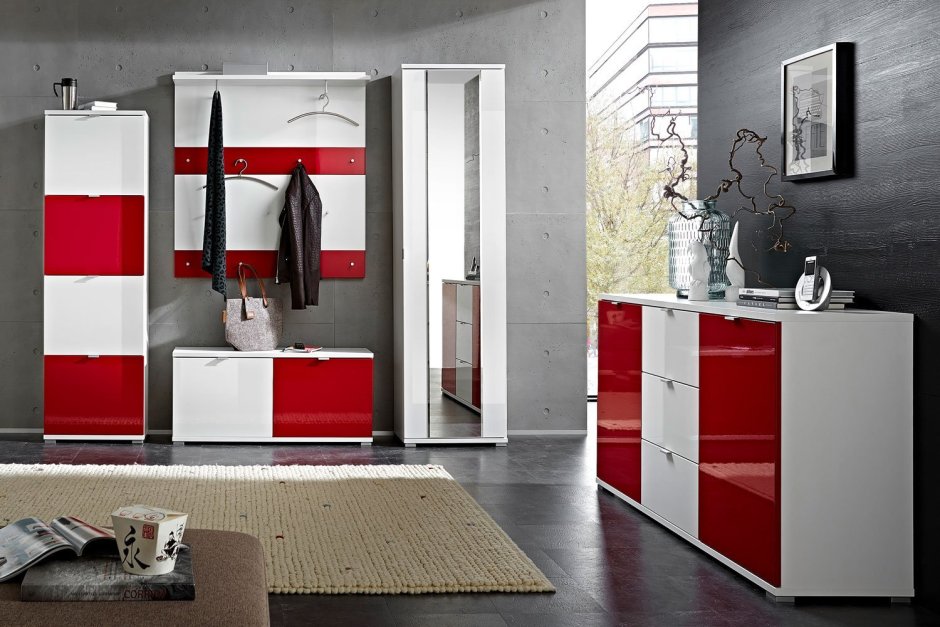 Прихожая Лайт 1800 с навесной тумбой