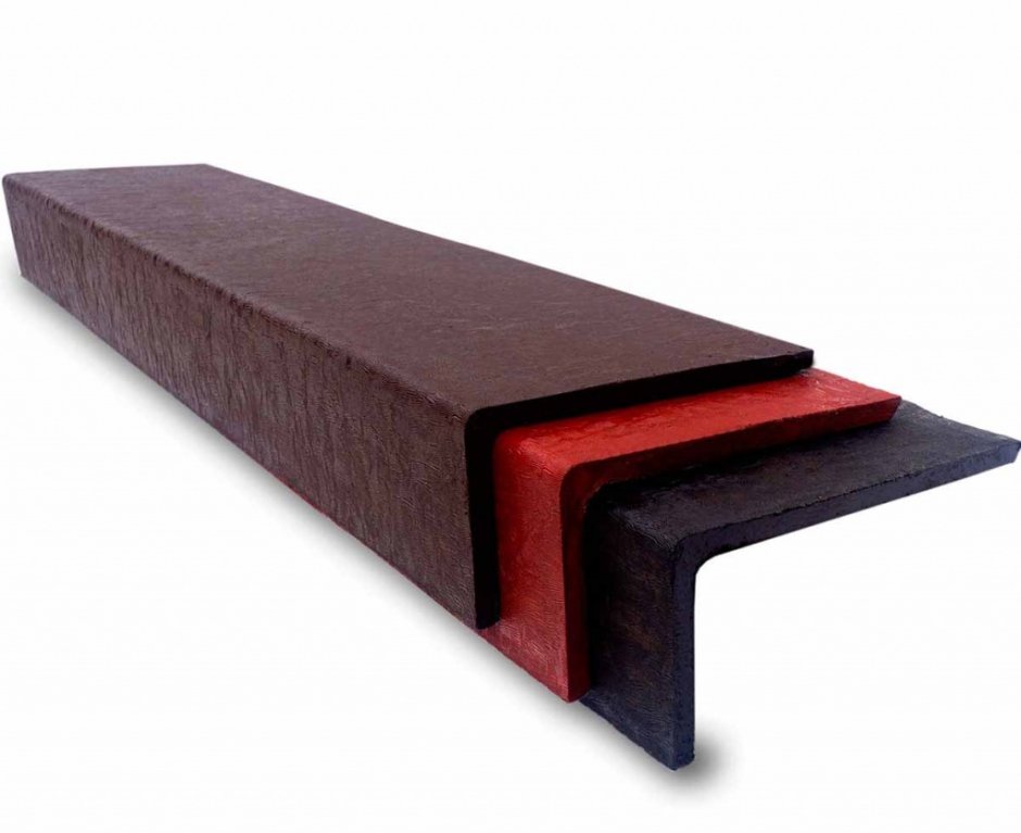 Накладки на ступени из гранитно-кварцевого композита 1560х380х190мм