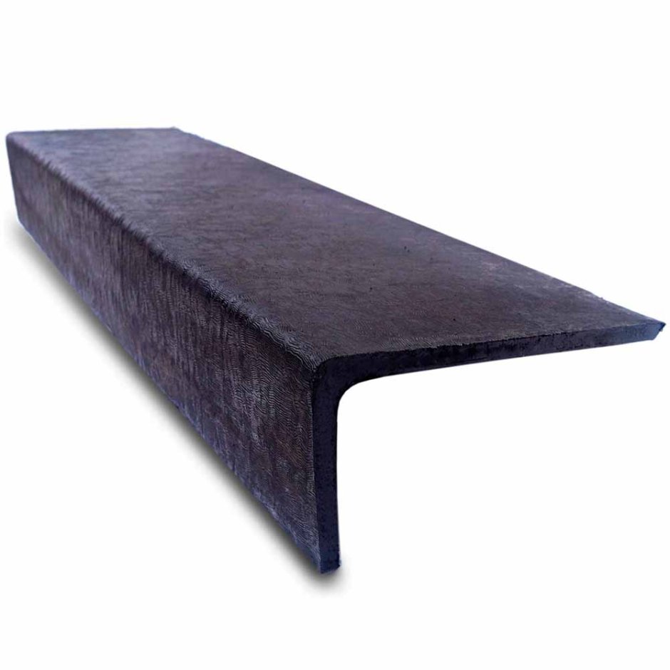 Облицовочный элемент (волна, противоскользящая, 1210*380*190 мм, серый)