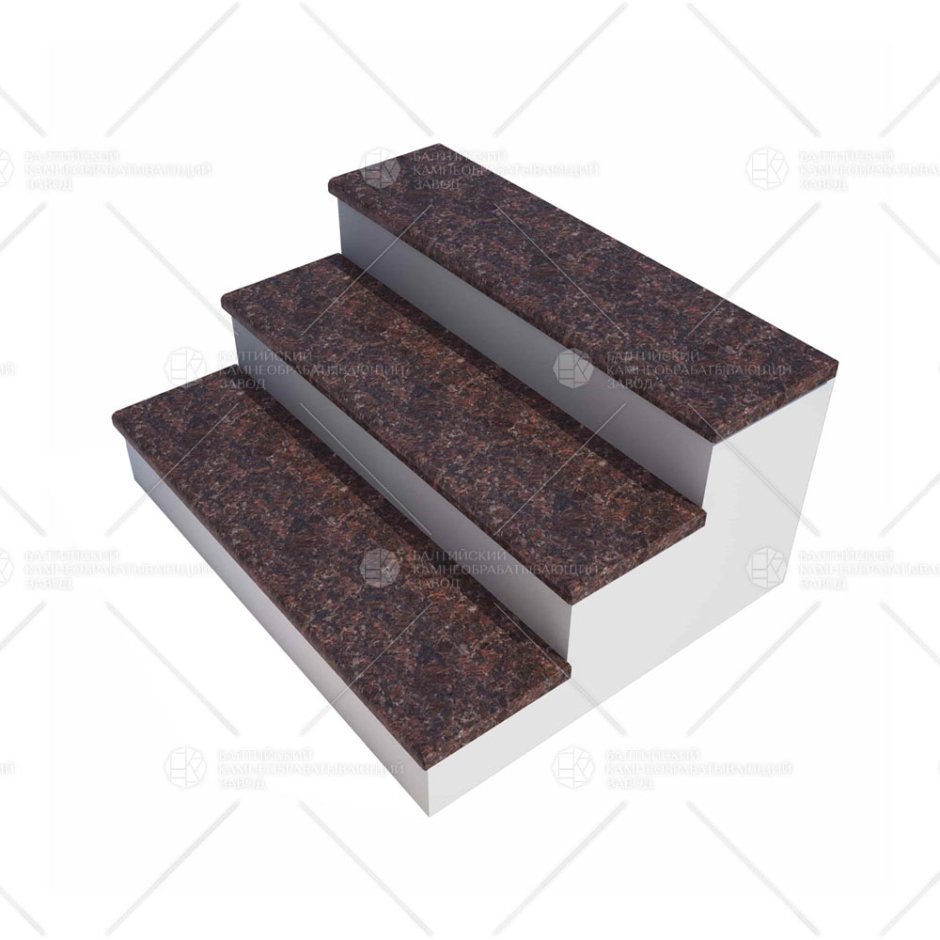 Гранит Тан Браун ступени