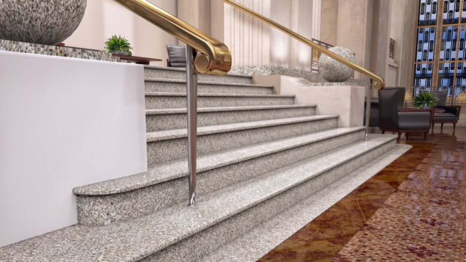 Лестница из гранита 200х100