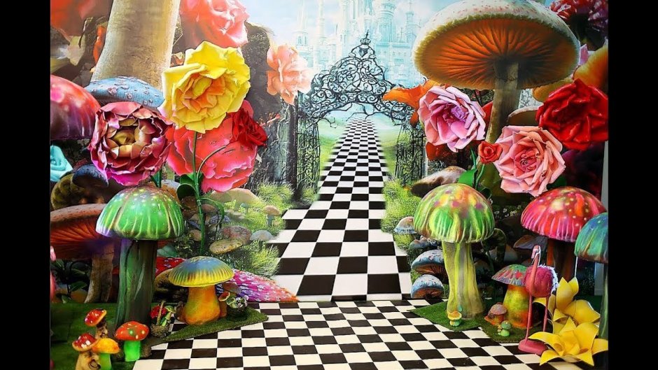 Декор в стиле Алиса в стране чудес