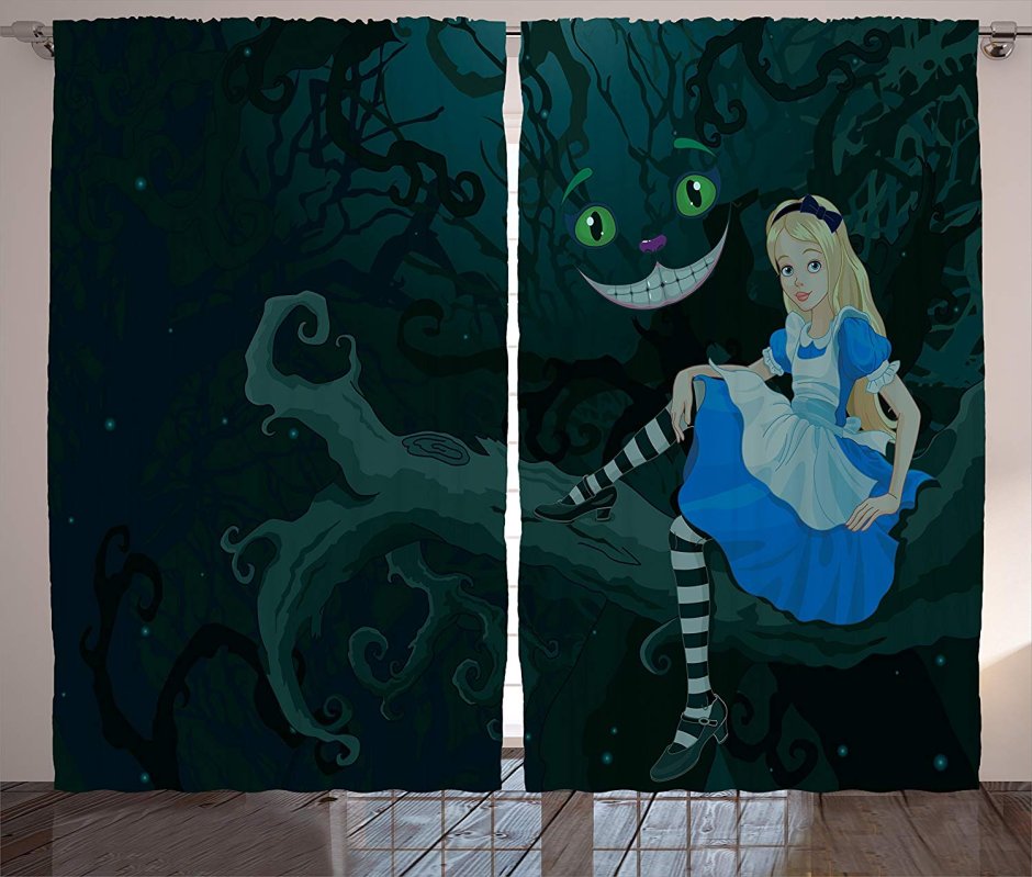 Алиса в стране чудес занавес