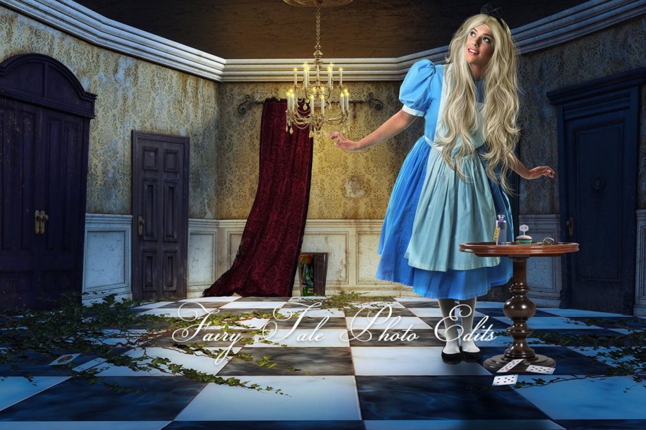 Новогодний класс в стиле Алиса в стране чудес