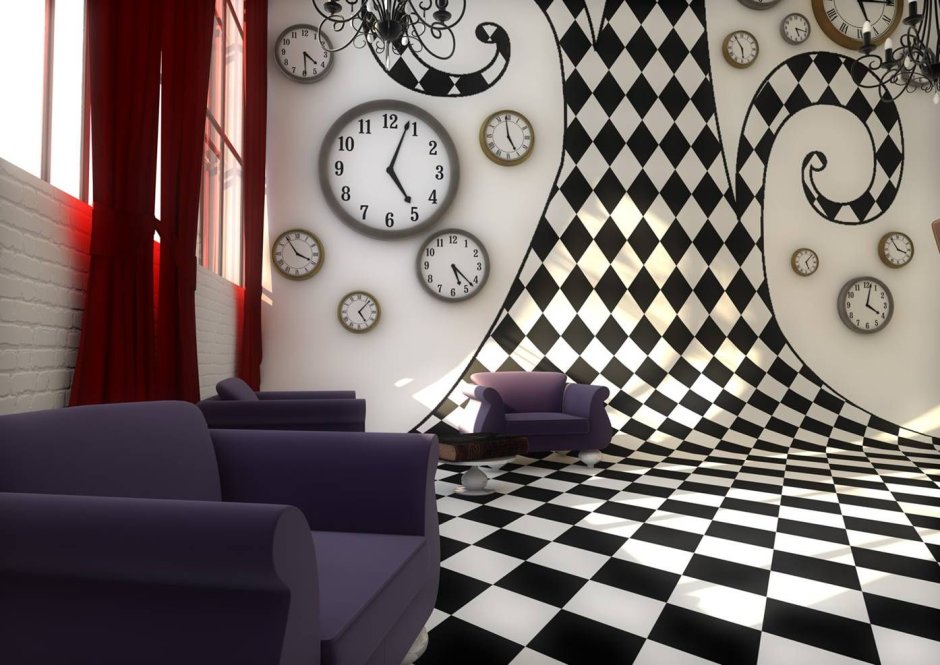 Алиса в стране чудес театр комната