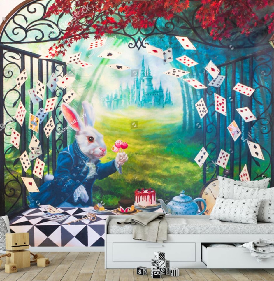 Фотозона Алиса в стране чудес