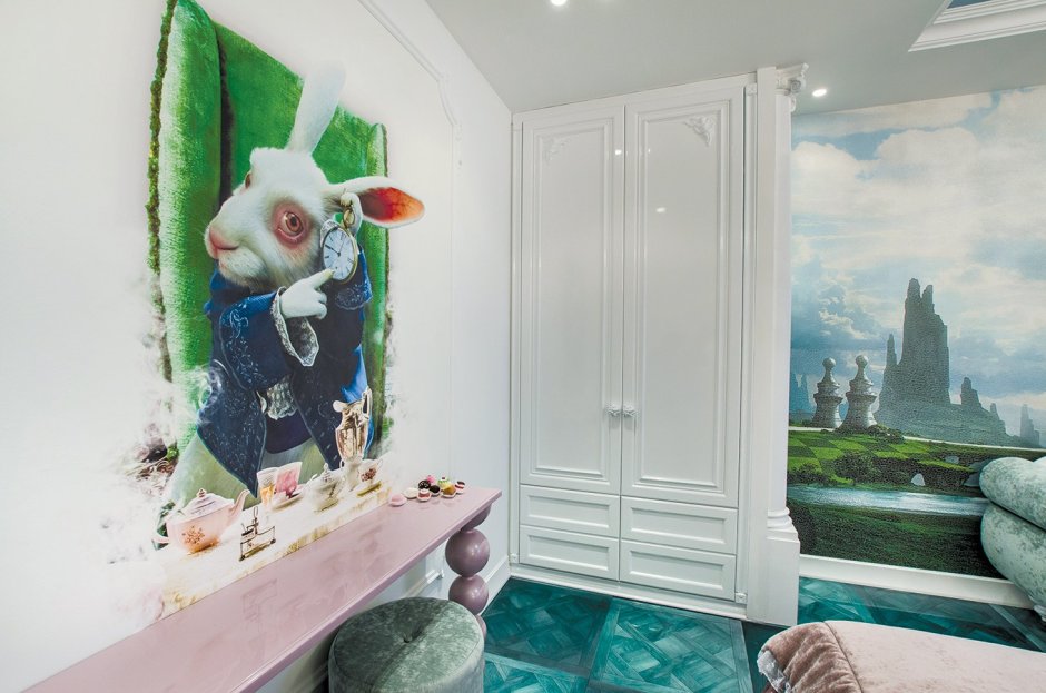Кроличья Нора Алиса в стране чудес дизайн
