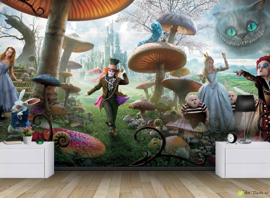 Алиса в Зазеркалье декорации
