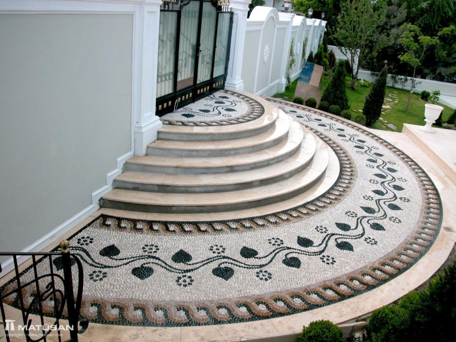 Круглые ступени