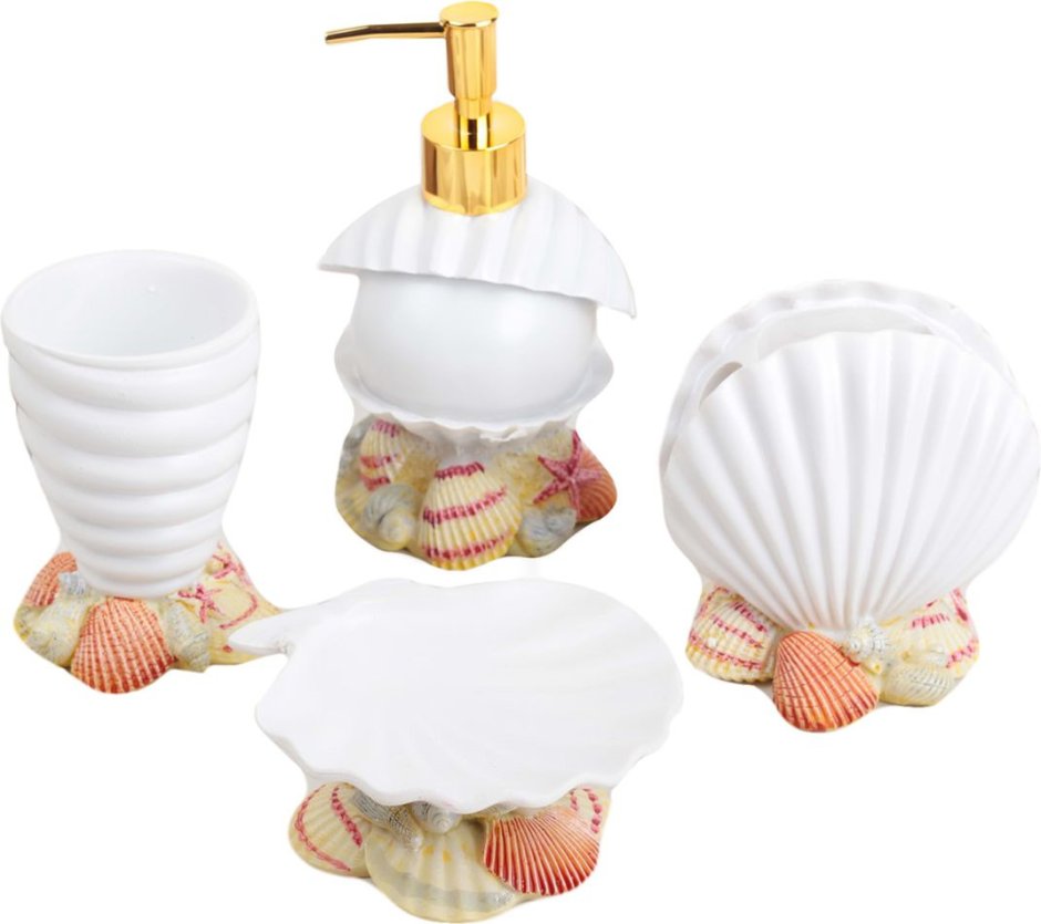 Набор для ванной ракушки