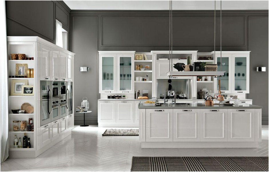 Итальянские фасады для кухни Неоклассика