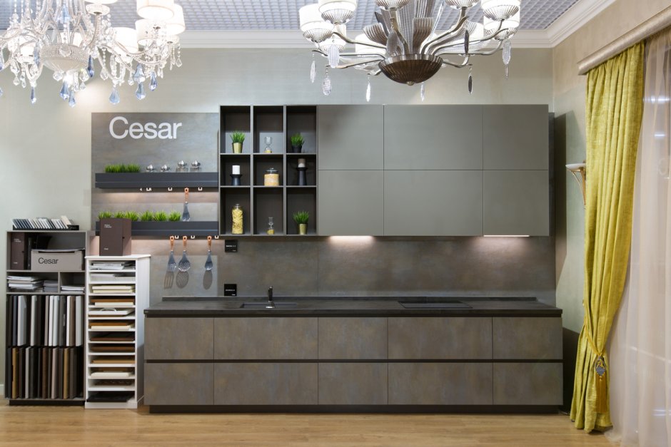 Кухня maxima 2.2 Cesar витрина