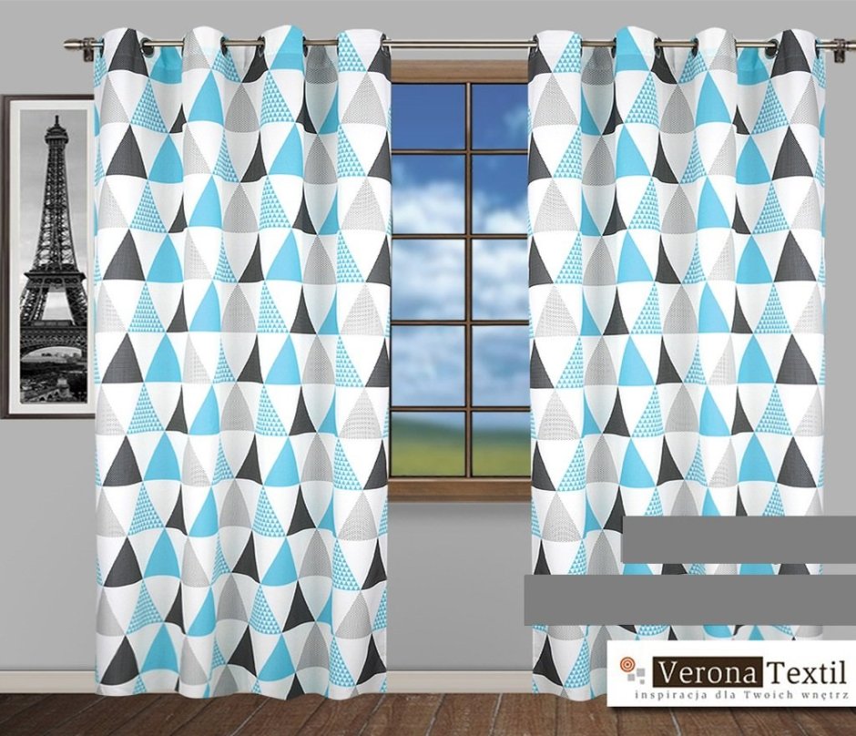 Шторы треугольники
