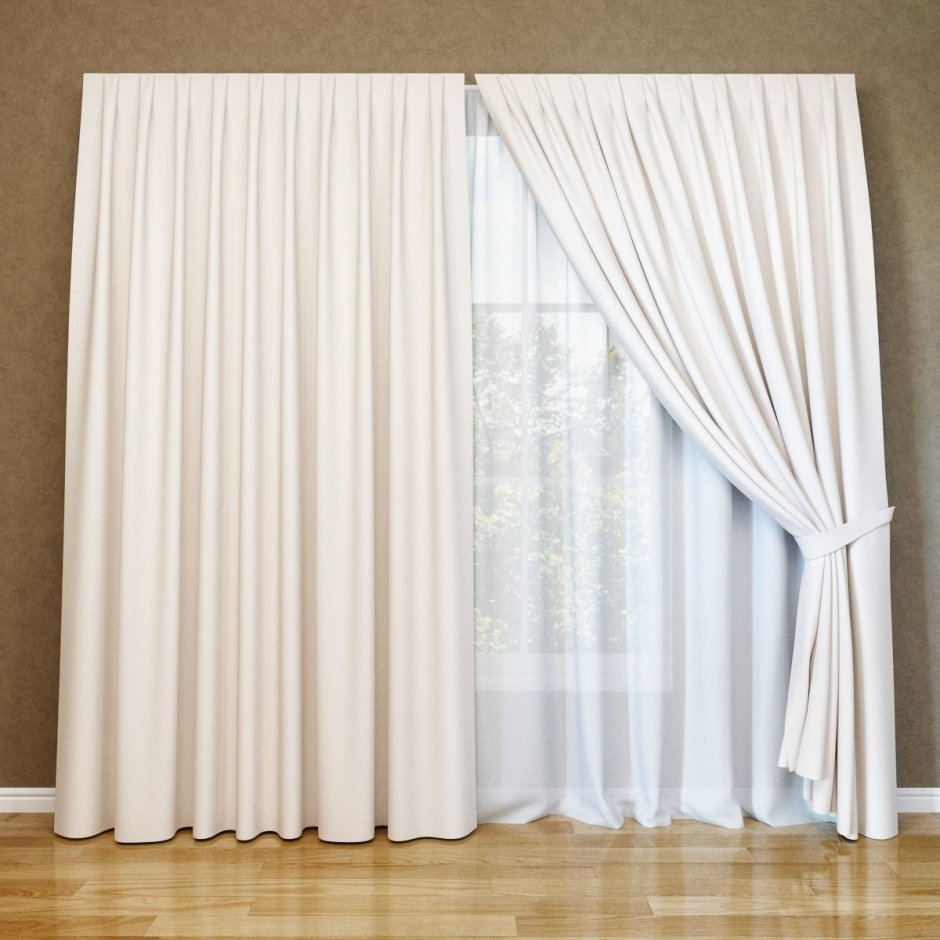 Тюль собранная