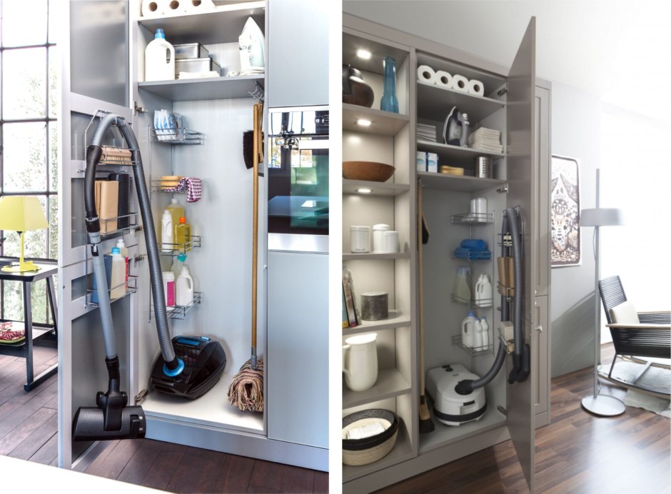 Полочки для инвентаря в ванную