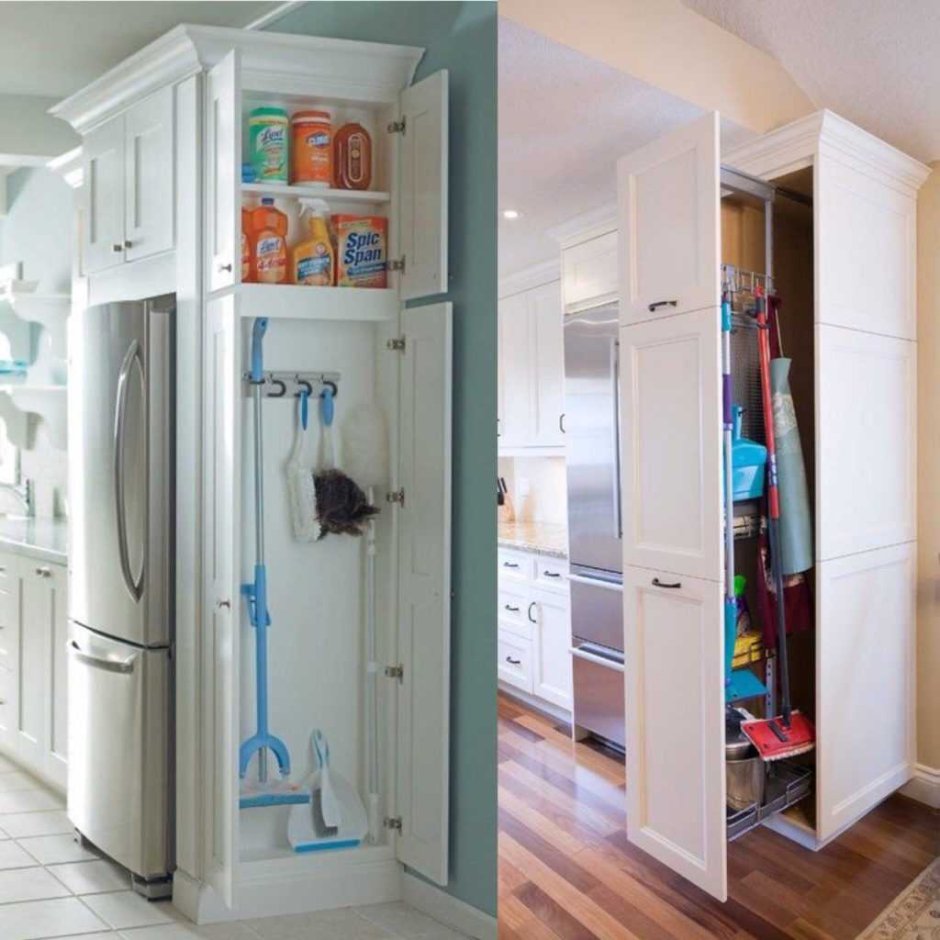 Хранение швабры и веники