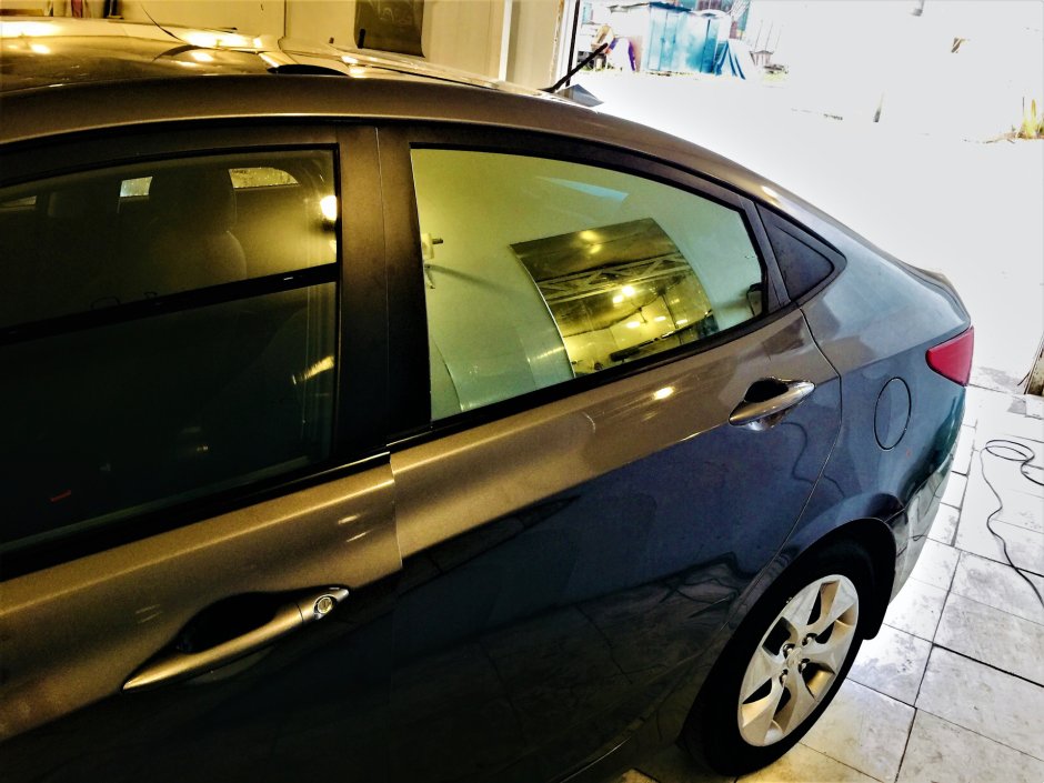 Солярис тонировка Инфинити