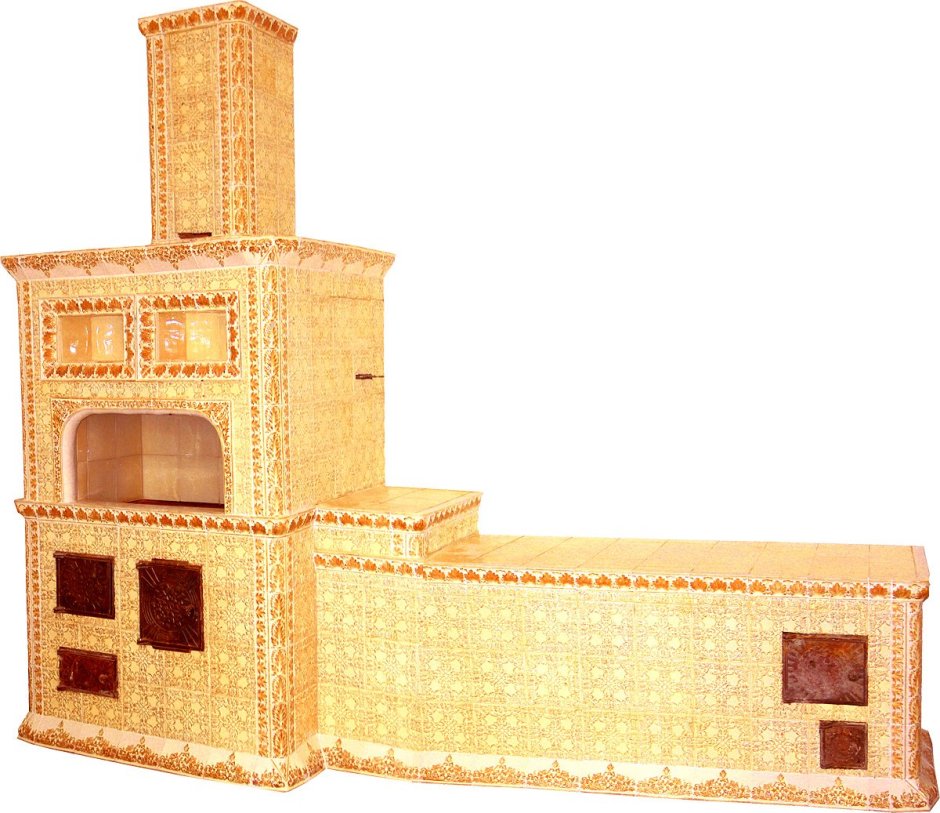 Печь шведка с лежанкой