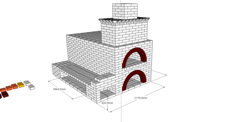 Традиционная русская печь с лежанкой порядовка