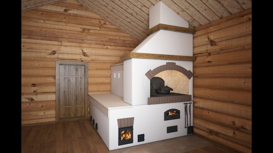 Русские печи с лежанкой