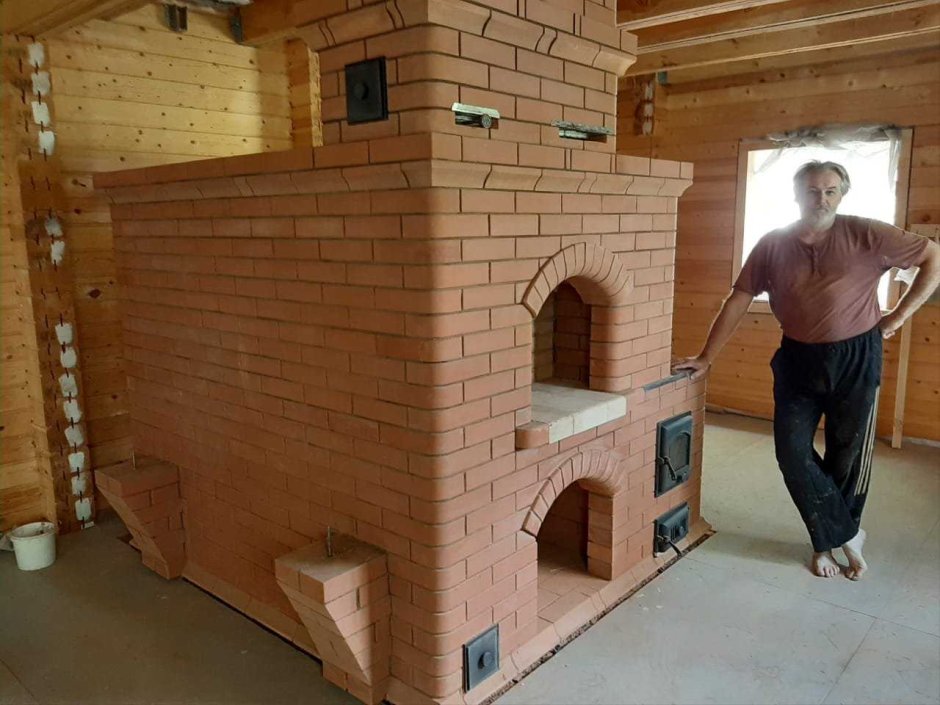 Печи Рязанкина русская печь с лежанкой