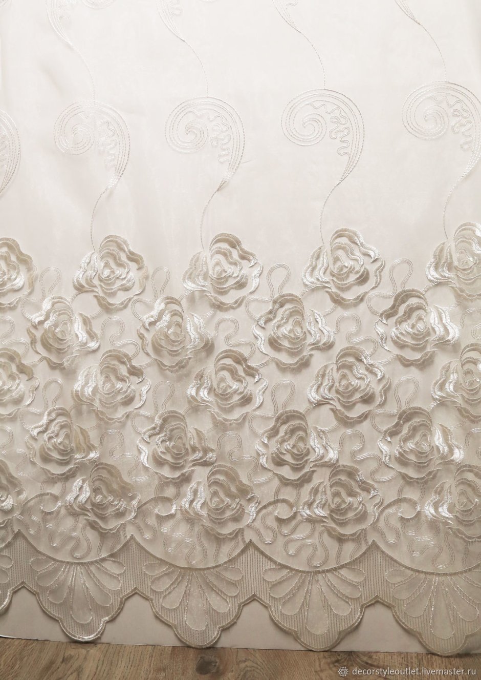 Тюль набивная