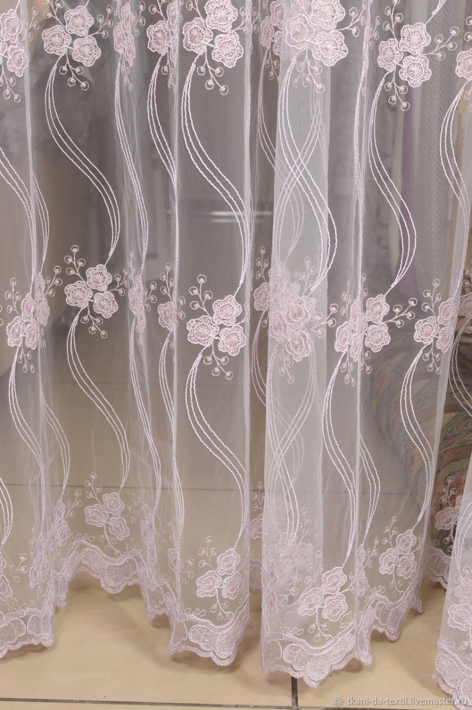 Тюль органза с вышивкой Sofi 3427