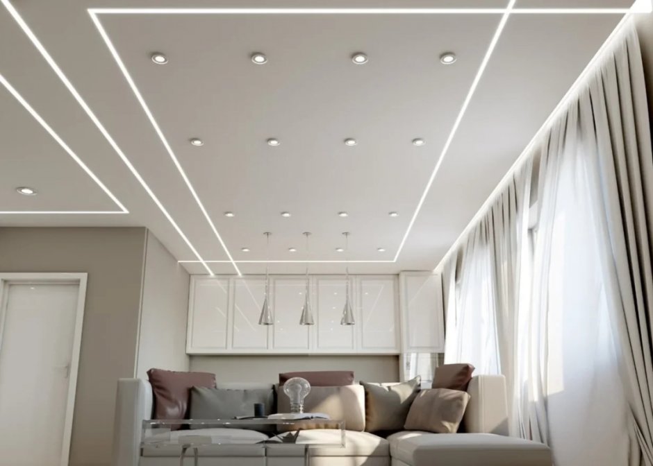 Магнитный шинопровод для натяжных потолков