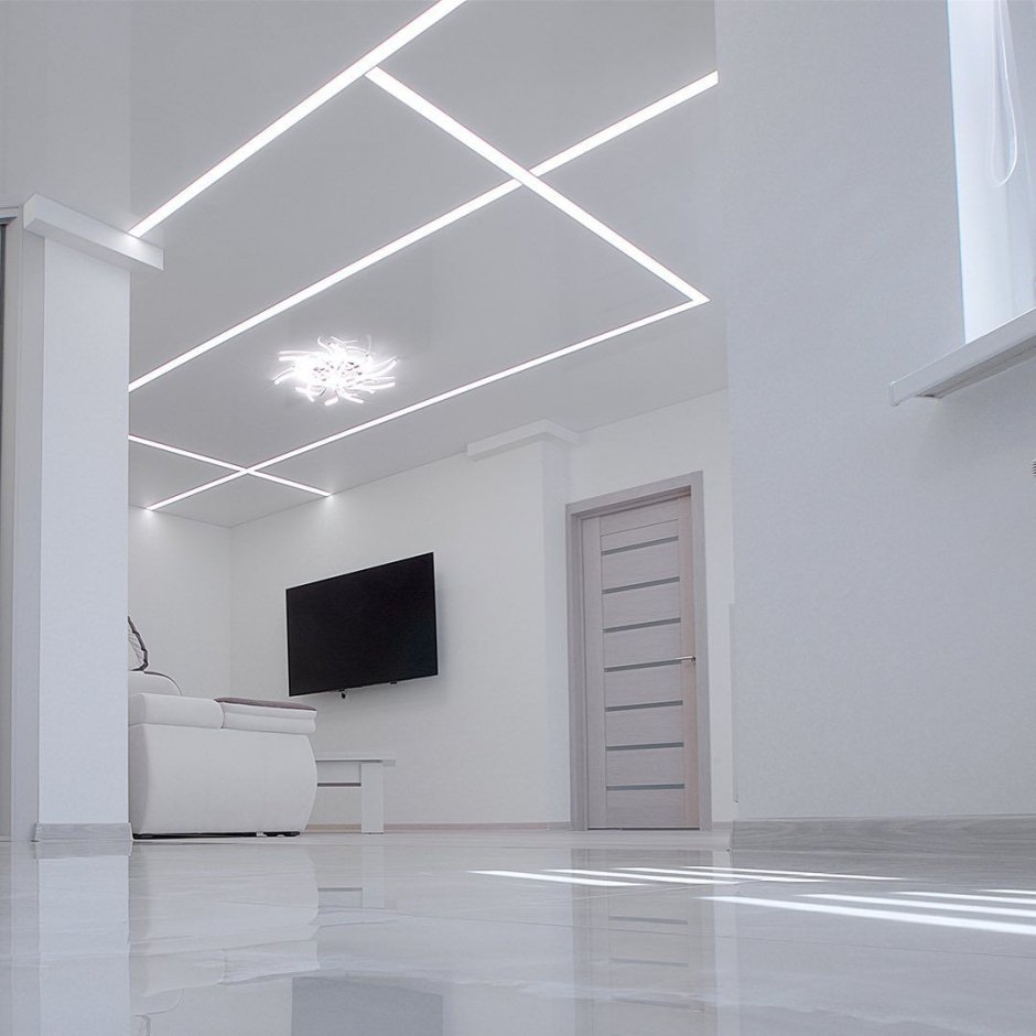 Световые линии Slott для натяжных потолков